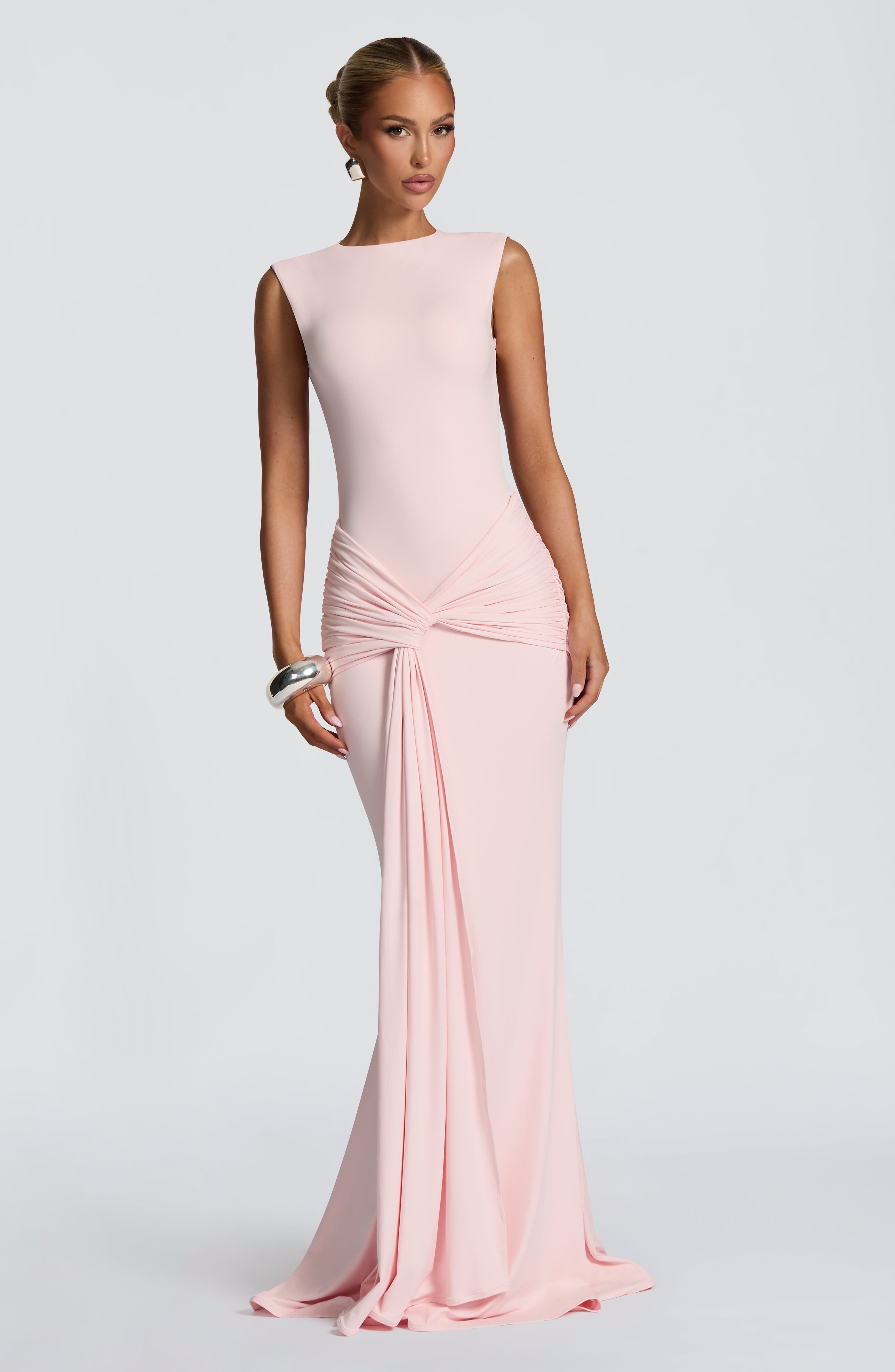 Lorenza Maxi Dress - Blush Dress Babyboo Fashion Premium Exclusive Design