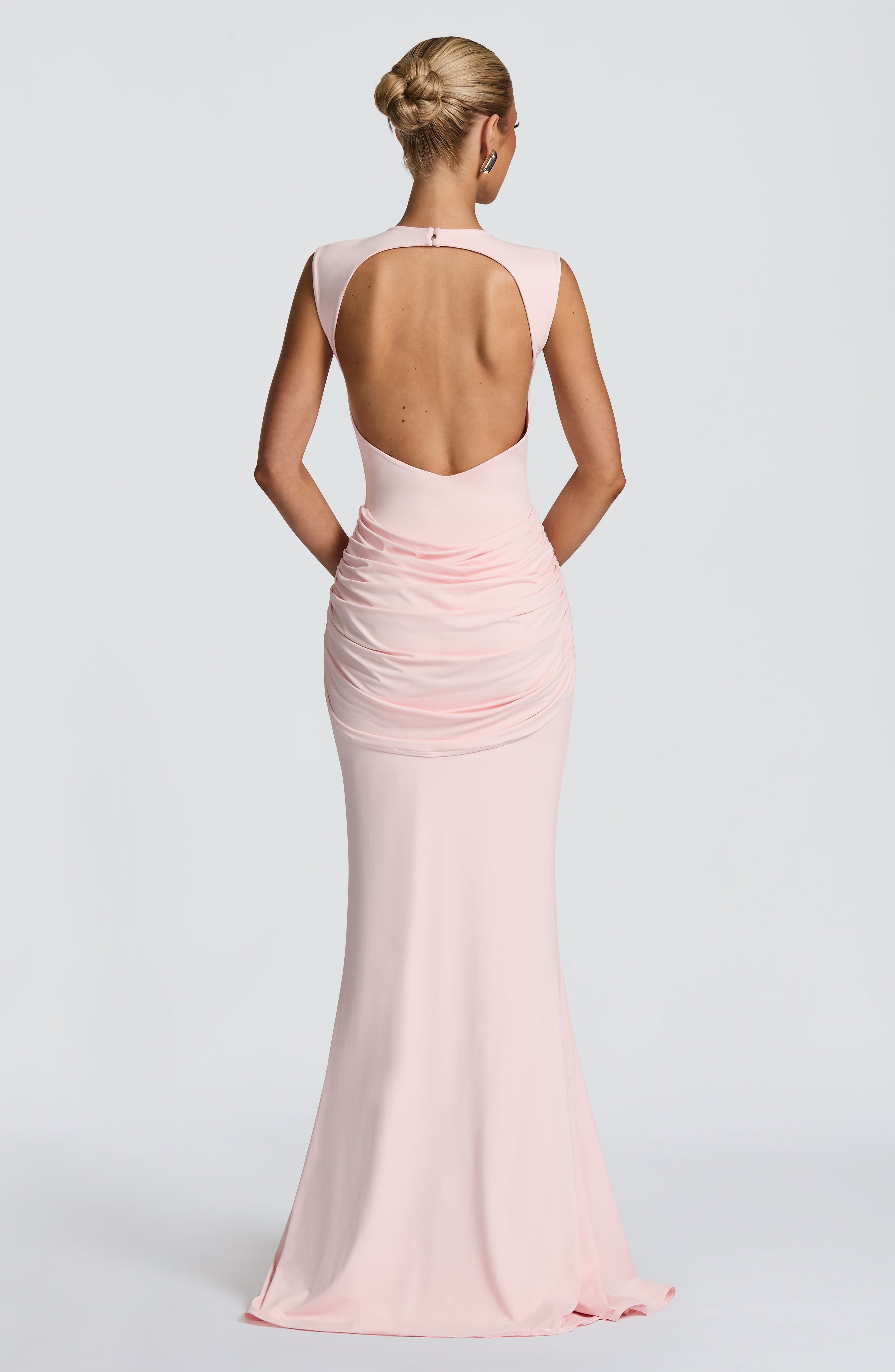Lorenza Maxi Dress - Blush Dress Babyboo Fashion Premium Exclusive Design