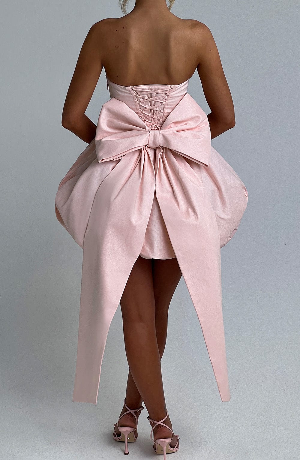 Lotus Mini Dress - Blush Dress Babyboo Fashion Premium Exclusive Design
