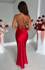Malika Maxi Dress - Red Dress Babyboo Fashion Premium Exclusive Design