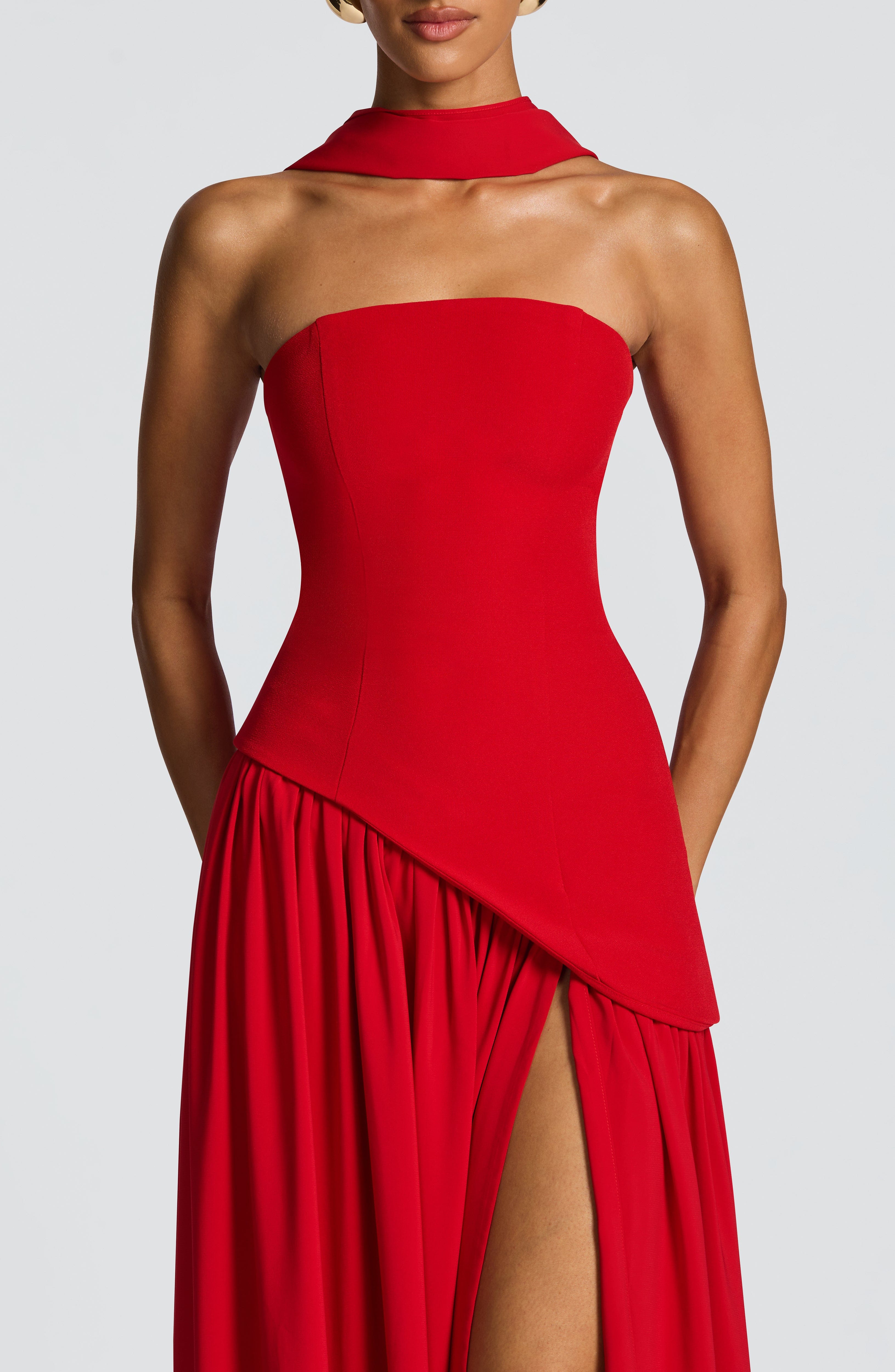 Maliyah Maxi Dress - Red Dress Babyboo Fashion Premium Exclusive Design