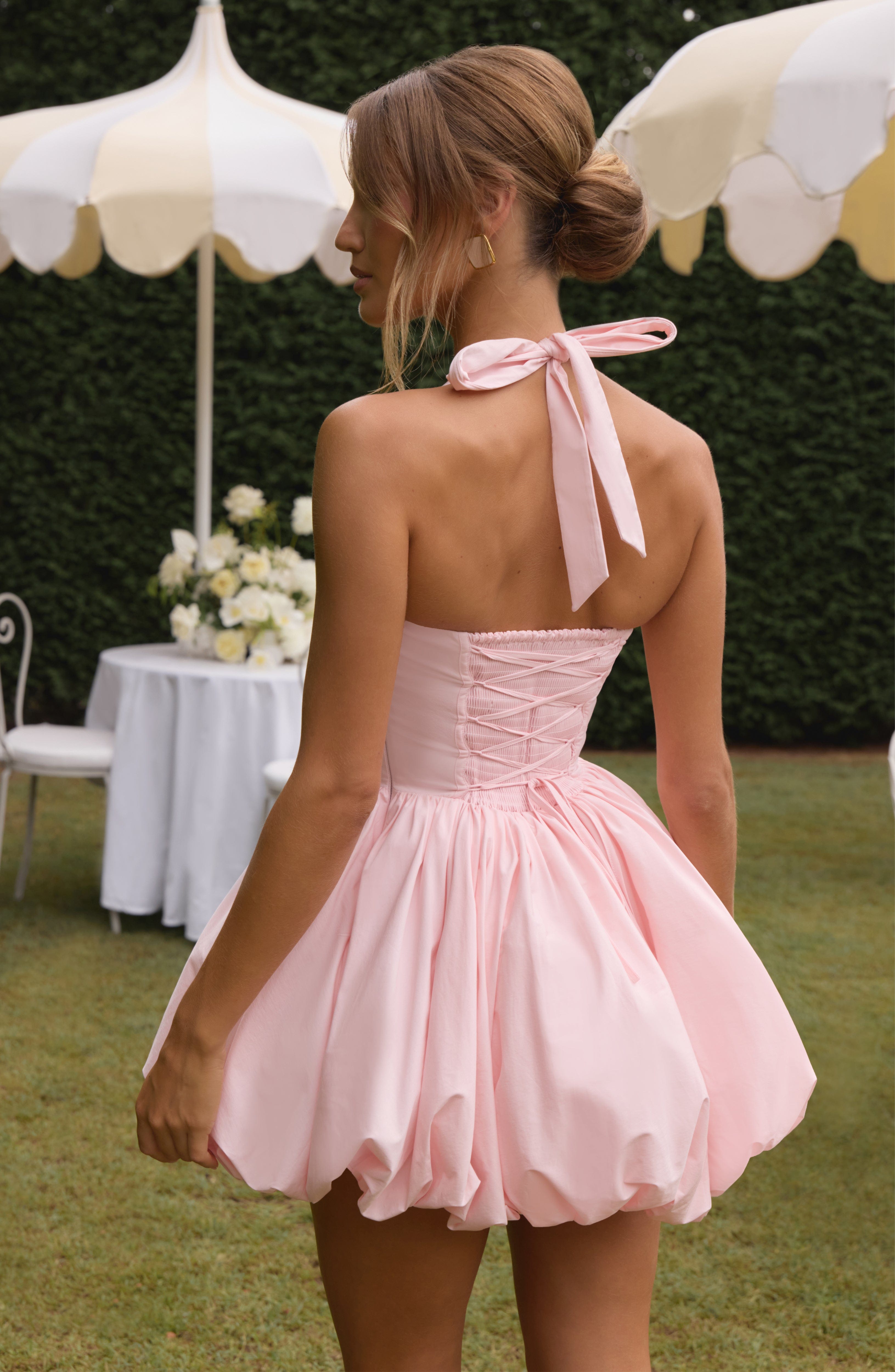 Maricia Mini Dress - Blush Dress Babyboo Fashion Premium Exclusive Design