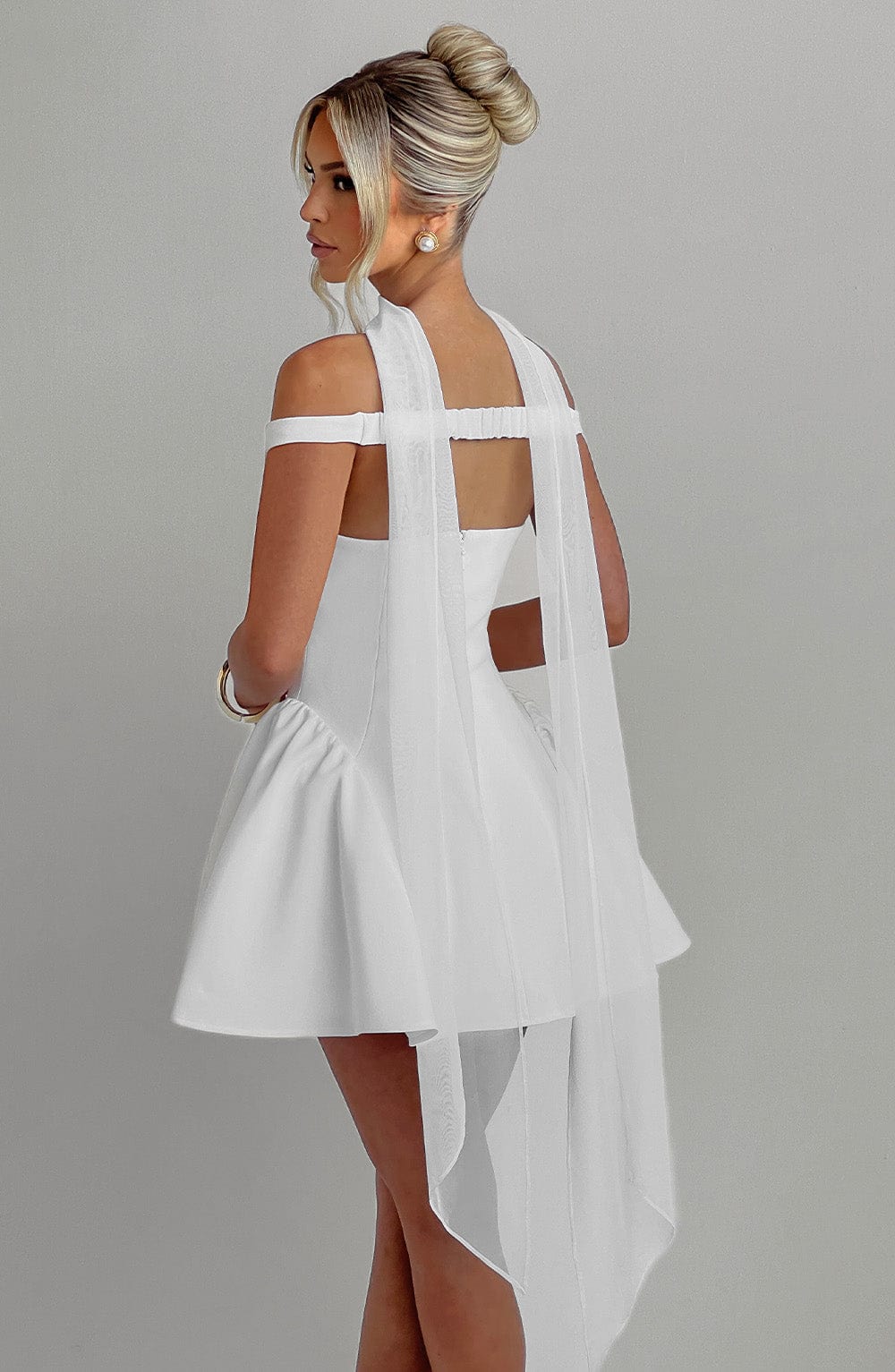 Marla Mini Dress - Ivory Dress Babyboo Fashion Premium Exclusive Design