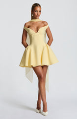 Marla Mini Dress - Lemon Dress Babyboo Fashion Premium Exclusive Design