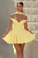 Marla Mini Dress - Lemon Dress Babyboo Fashion Premium Exclusive Design