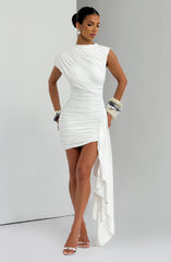 Marnie Mini Dress - White Dress Babyboo Fashion Premium Exclusive Design