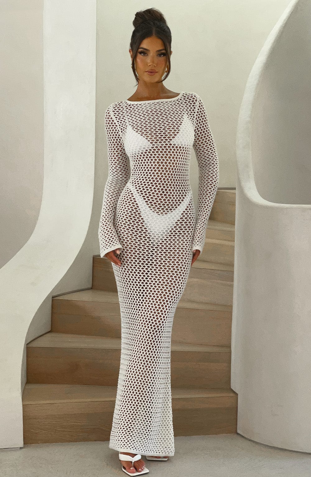 Moana Maxi Dress - White Dress Babyboo Fashion Premium Exclusive Design