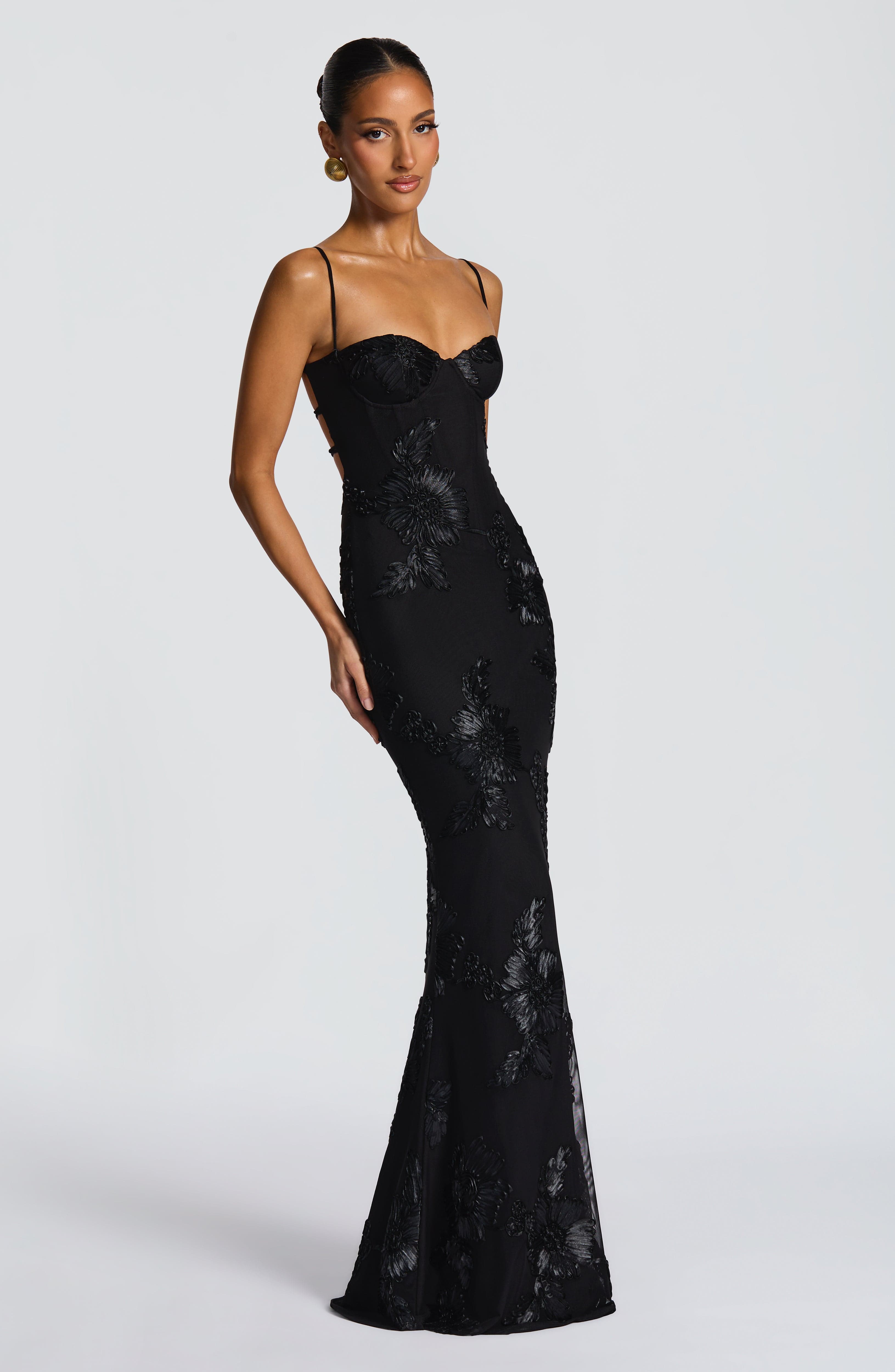 Nefertiti Maxi Dress - Black Dress Babyboo Fashion Premium Exclusive Design