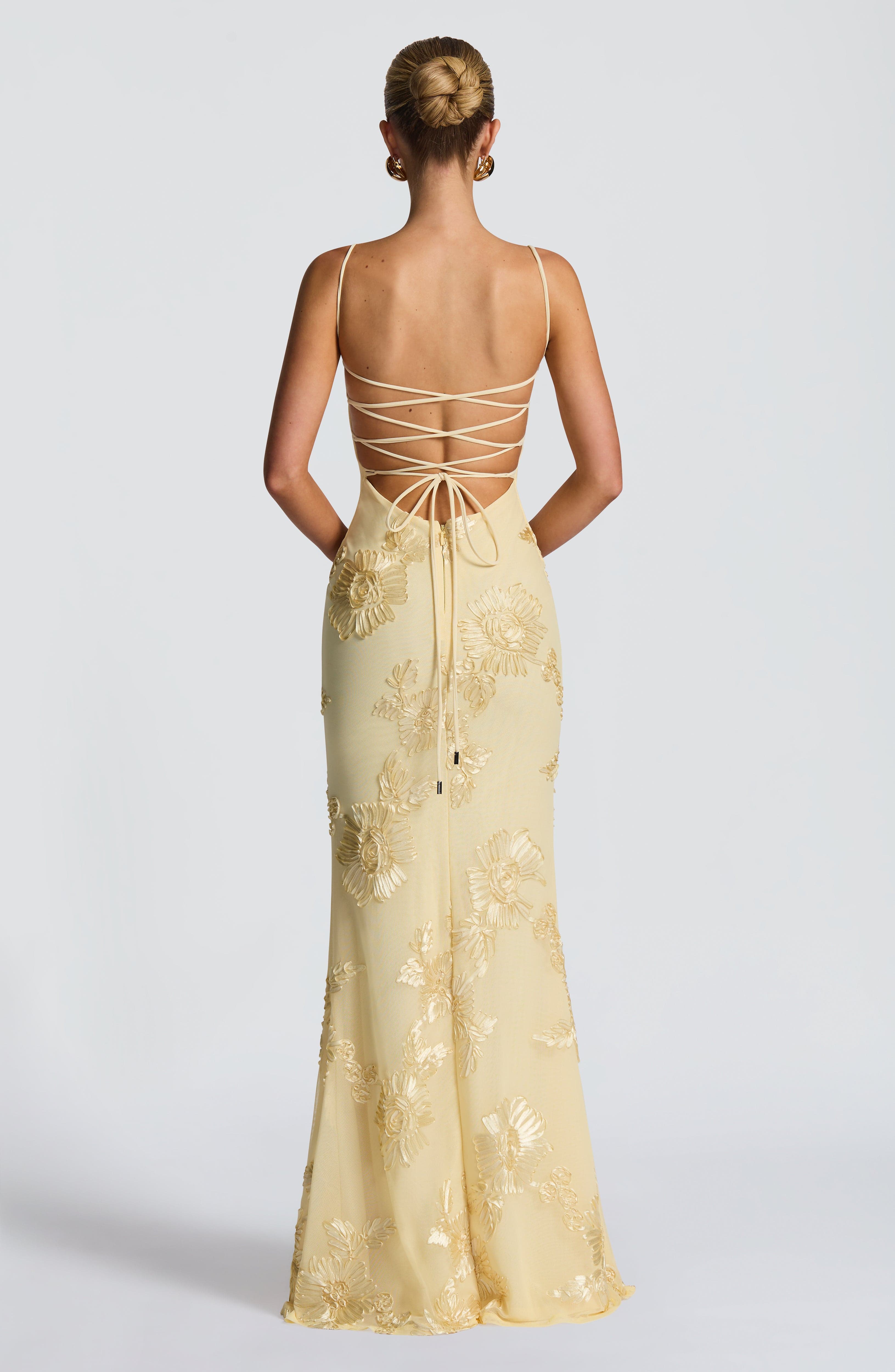 Nefertiti Maxi Dress - Lemon Dress Babyboo Fashion Premium Exclusive Design
