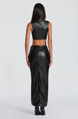 Odetta Maxi Skirt - Black Skirt Babyboo Fashion Premium Exclusive Design