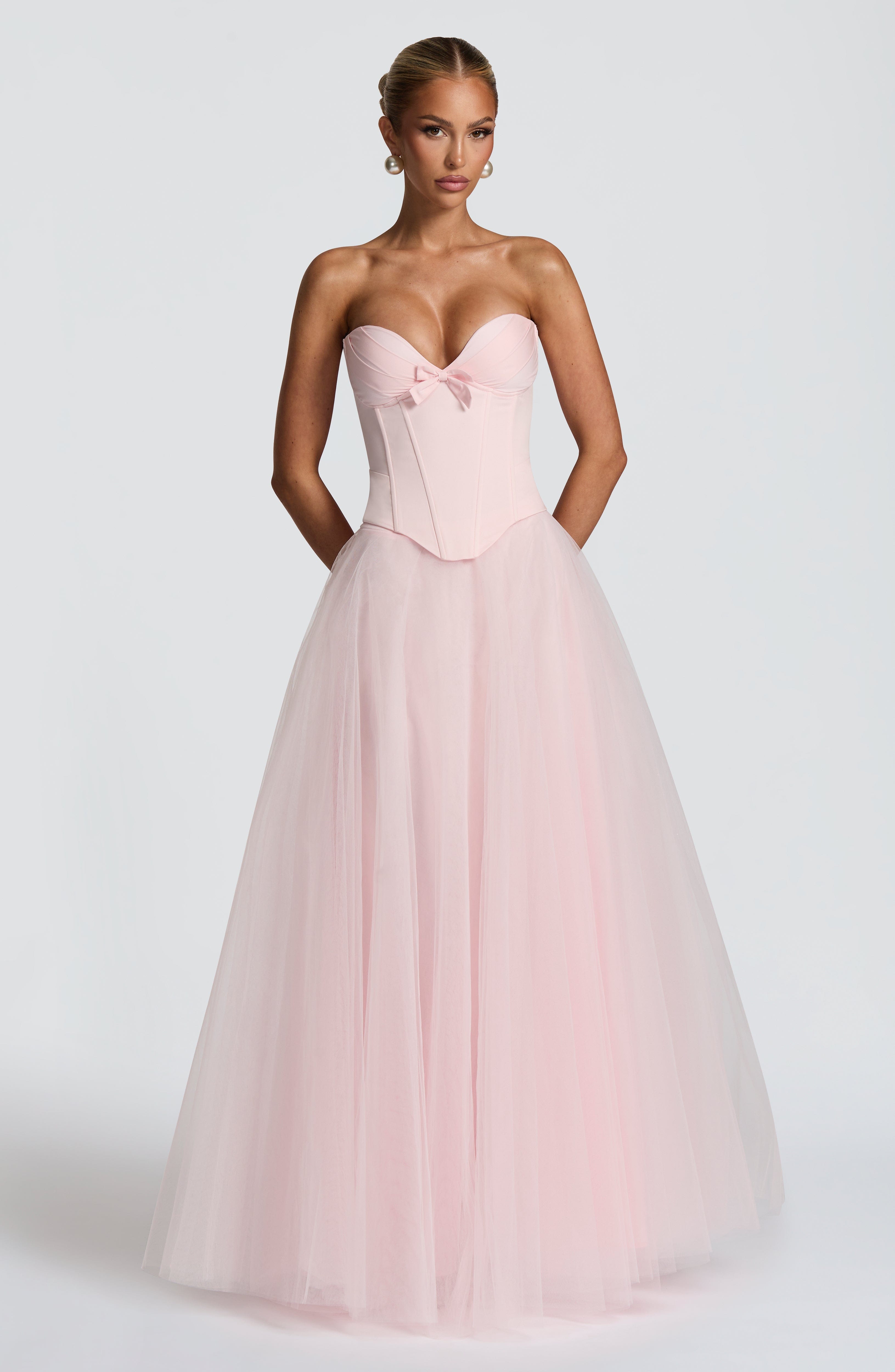 Prim Corset - Blush Tops Babyboo Fashion Premium Exclusive Design