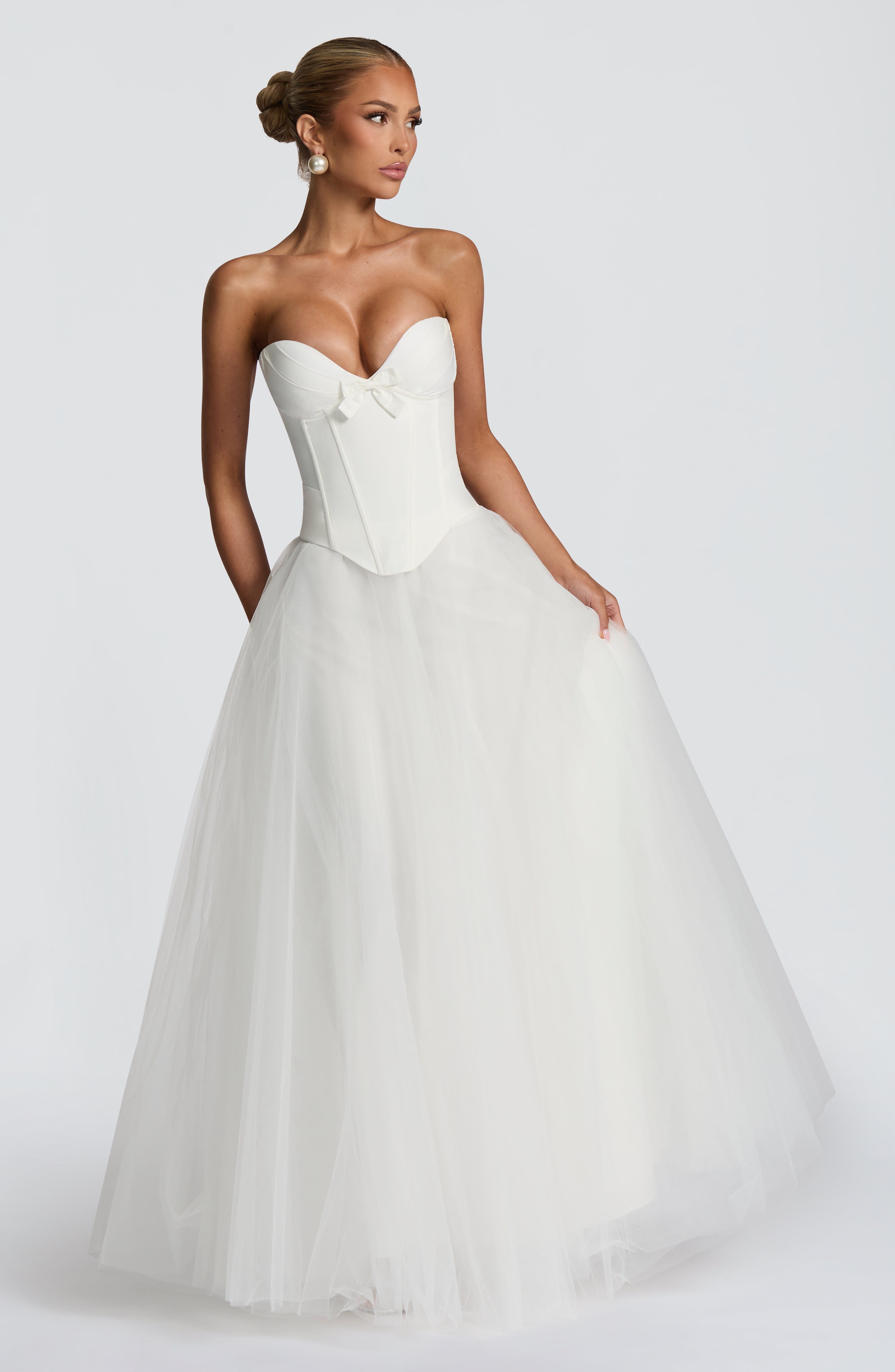 Prim Corset - Ivory Tops Babyboo Fashion Premium Exclusive Design