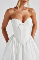 Prim Midi Dress - Ivory Dress Babyboo Fashion Premium Exclusive Design