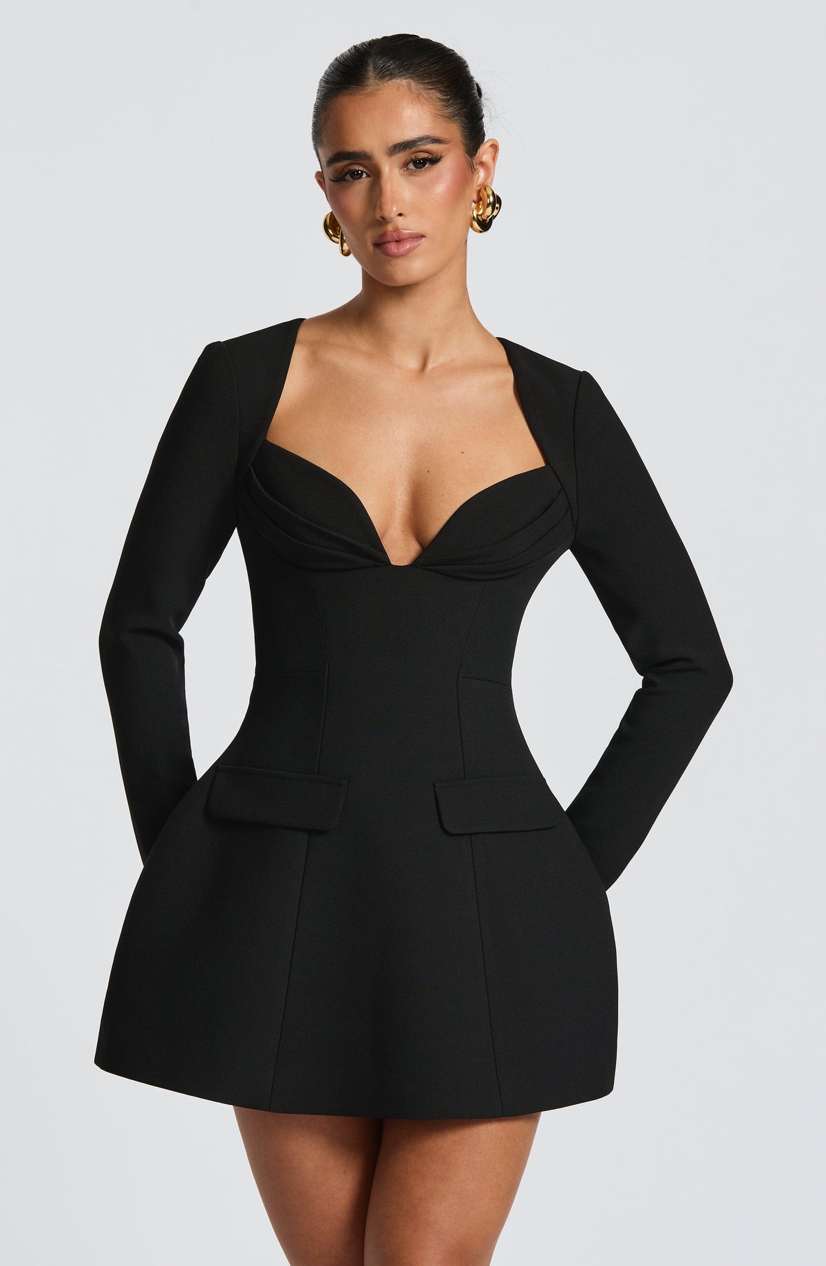 Regina Mini Dress - Black Dress Babyboo Fashion Premium Exclusive Design