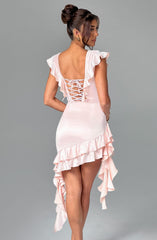 Rosalie Mini Dress - Blush Dress Babyboo Fashion Premium Exclusive Design