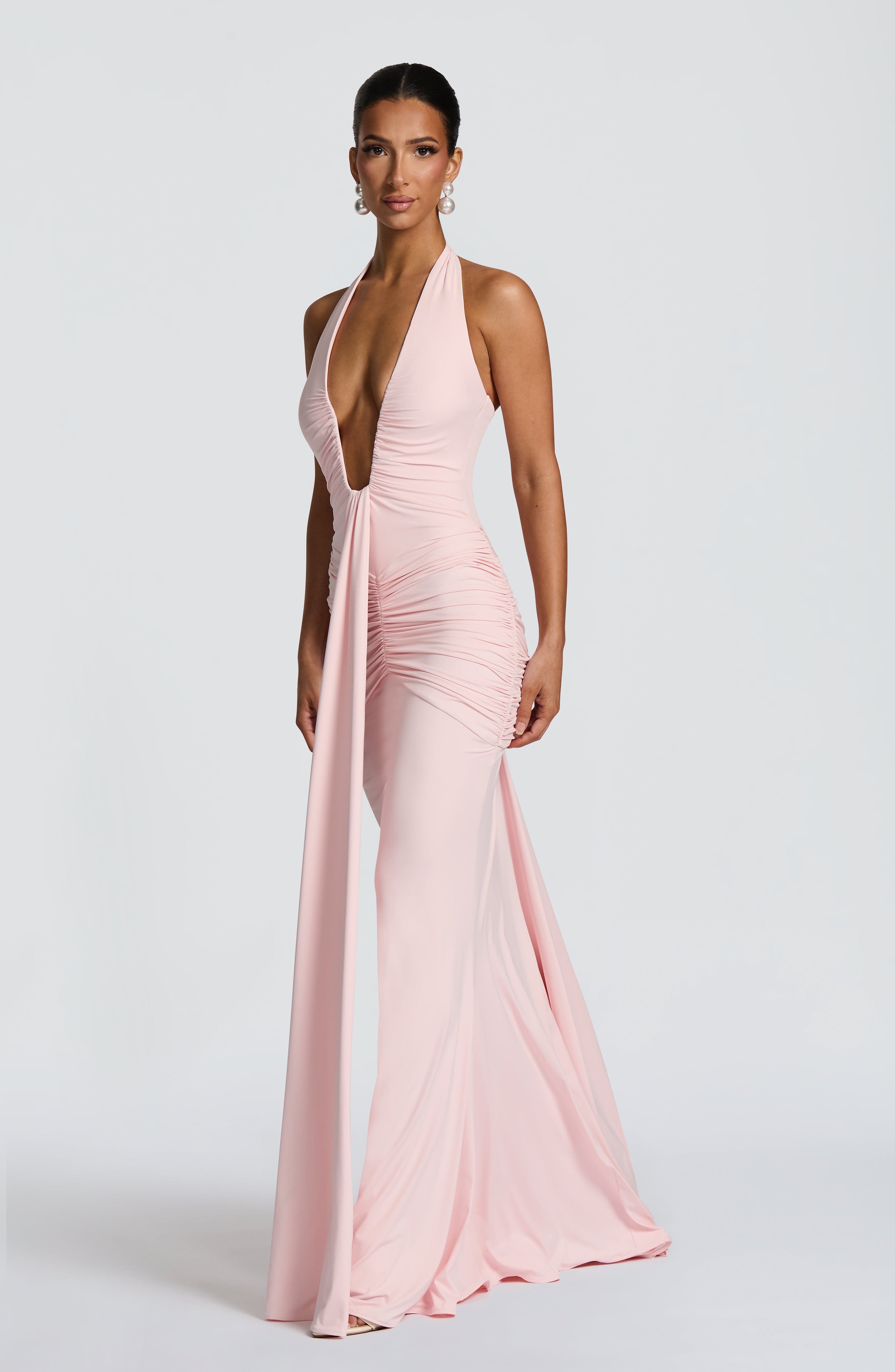 Rosetta Maxi Dress - Blush Dress Babyboo Fashion Premium Exclusive Design