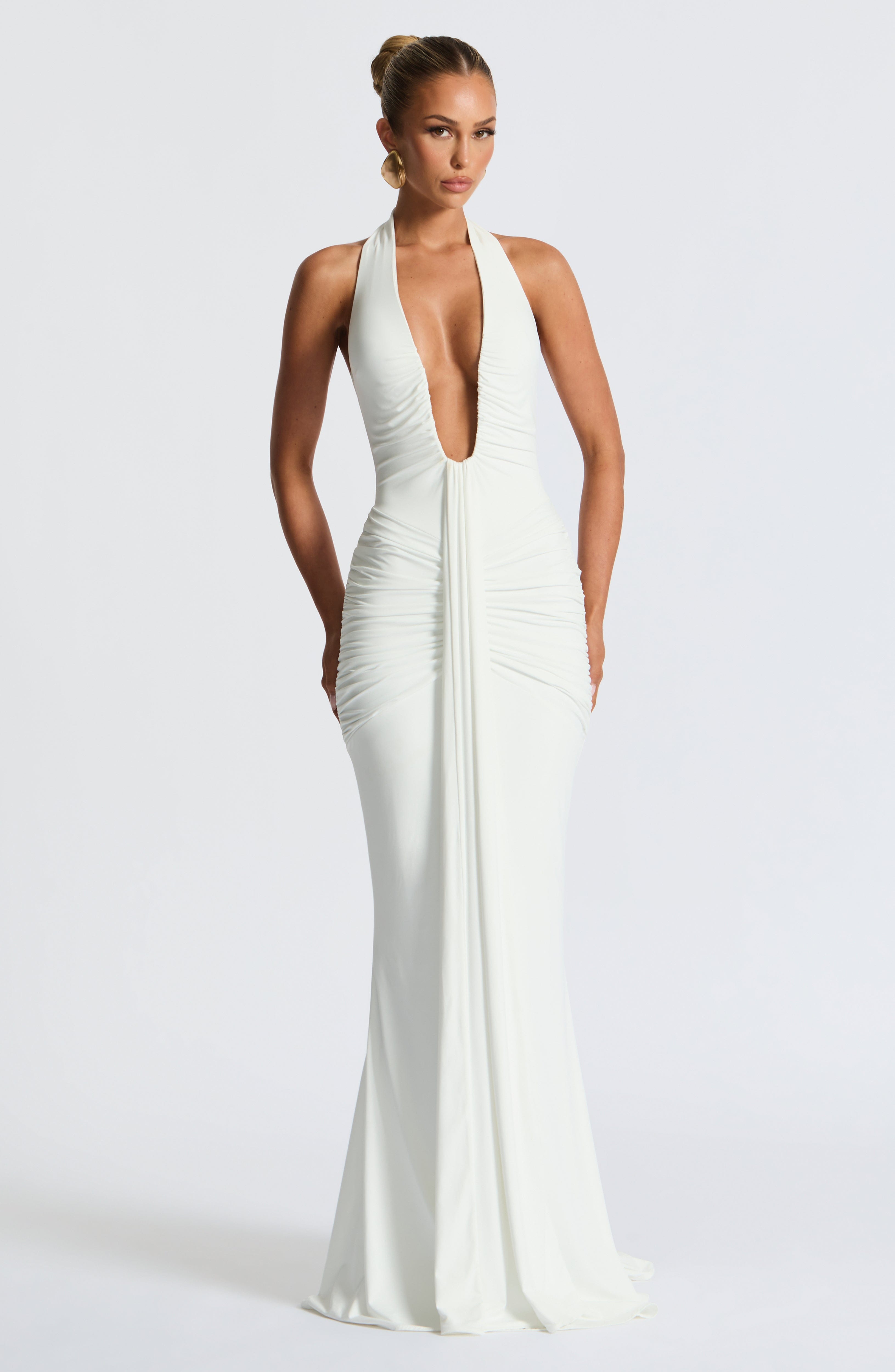Rosetta Maxi Dress - White Dress XS Babyboo Fashion Premium Exclusive Design