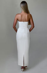Roxanne Midaxi Dress - Ivory Dress Babyboo Fashion Premium Exclusive Design