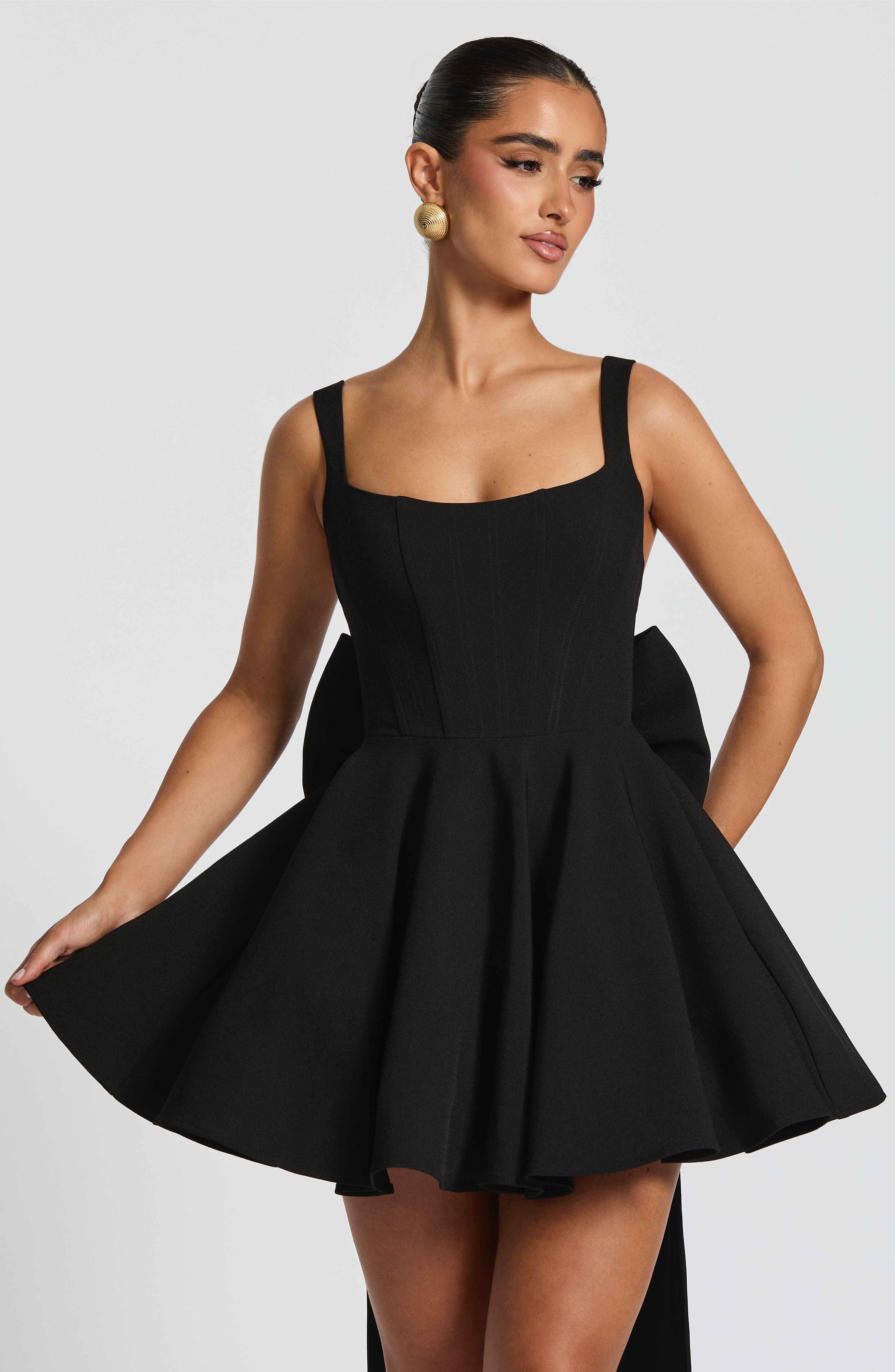 Rue Mini Dress - Black Dress Babyboo Fashion Premium Exclusive Design
