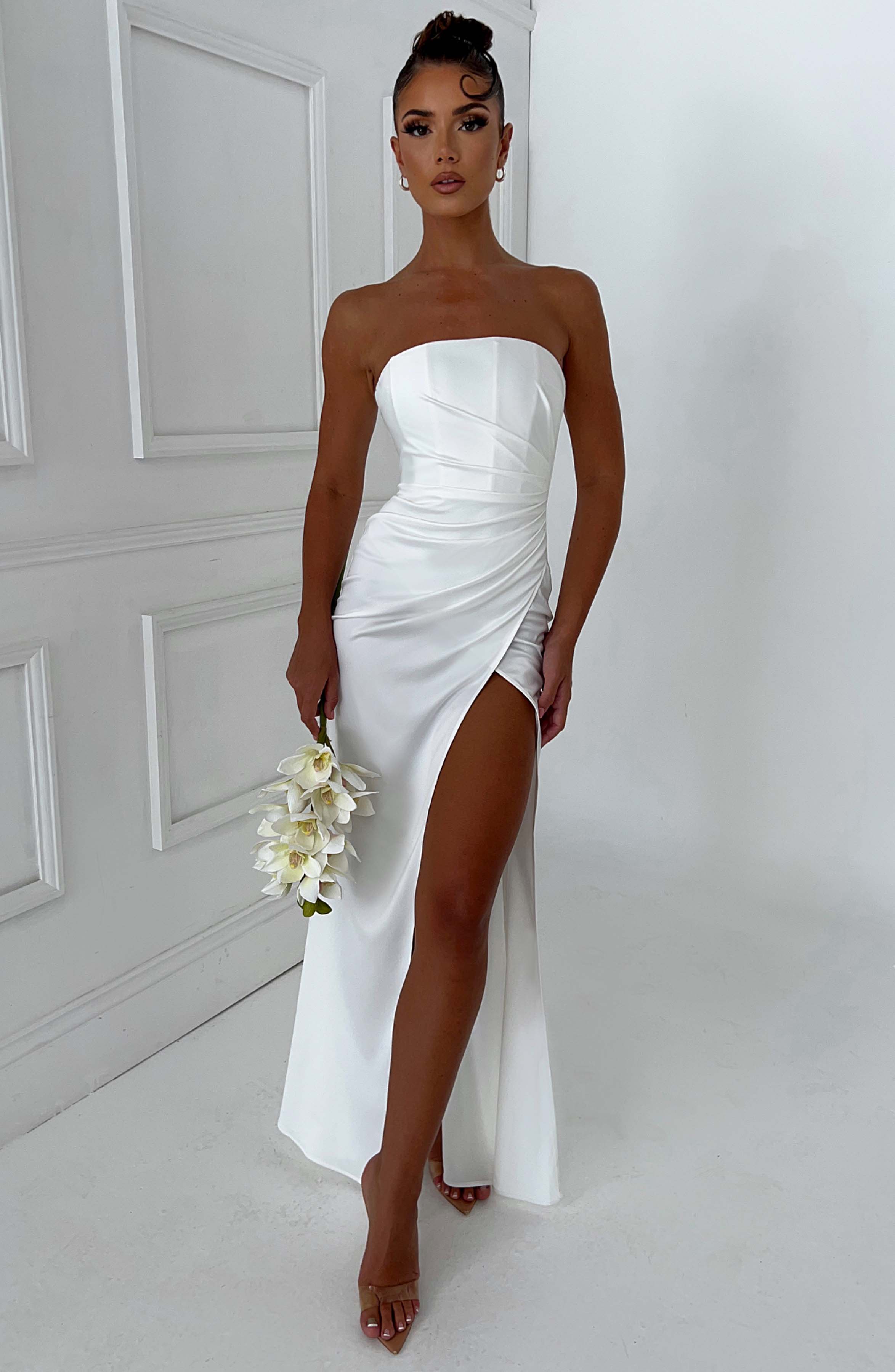 Safiya Maxi Dress - Ivory Dress Babyboo Fashion Premium Exclusive Design