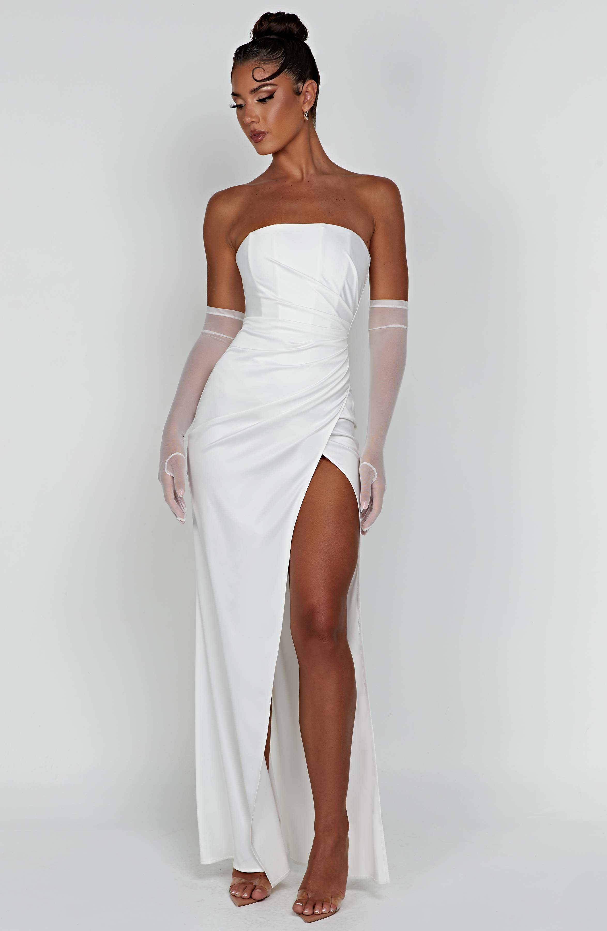 Safiya Maxi Dress - Ivory Dress Babyboo Fashion Premium Exclusive Design