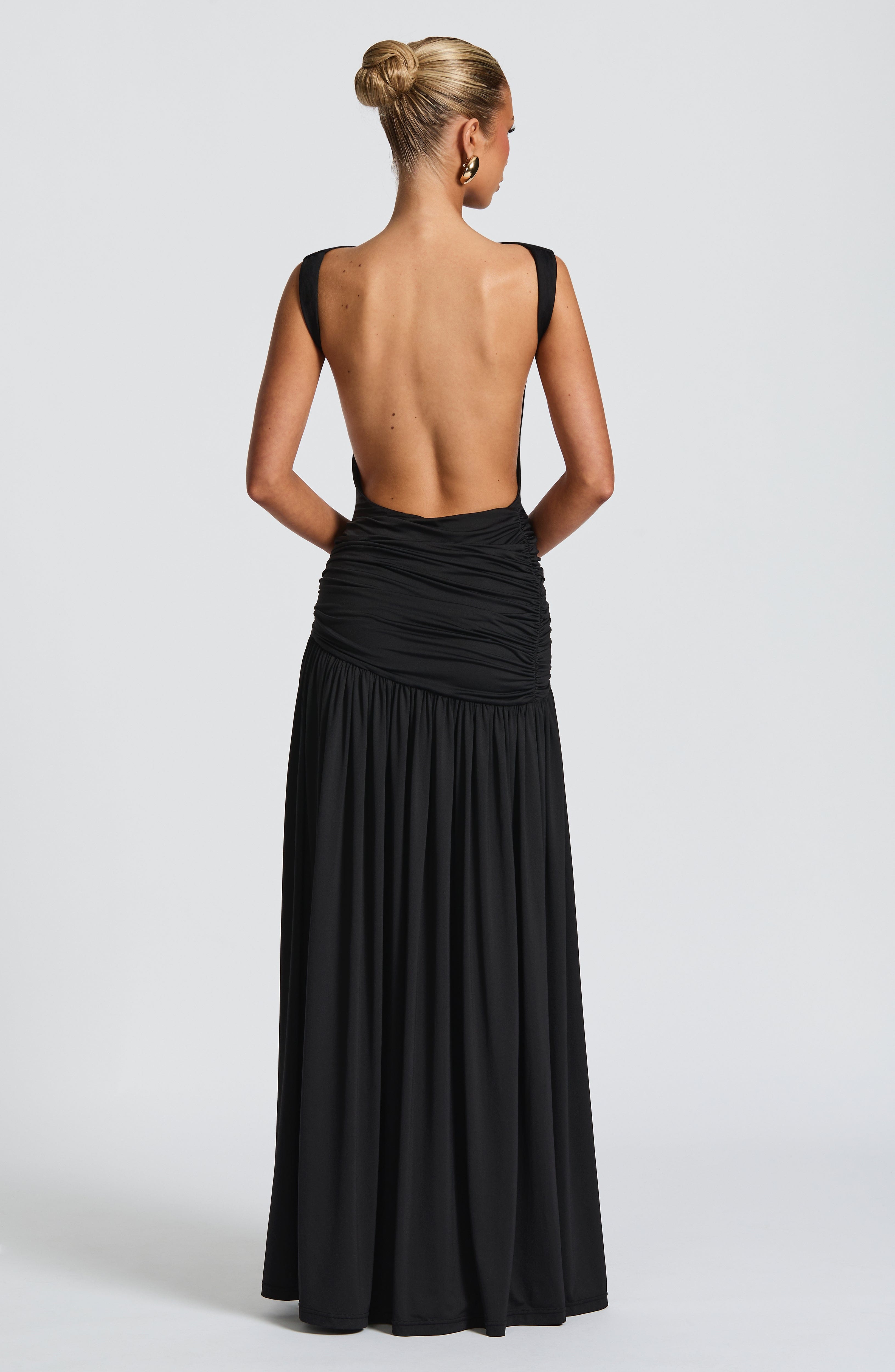 Saira Maxi Skirt - Black Skirt Babyboo Fashion Premium Exclusive Design