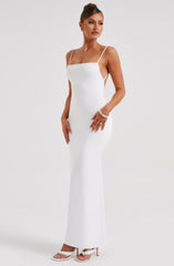 Sanya Maxi Dress - White Dress Babyboo Fashion Premium Exclusive Design