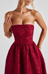 Saoirse Midi Dress - Red Dress Babyboo Fashion Premium Exclusive Design