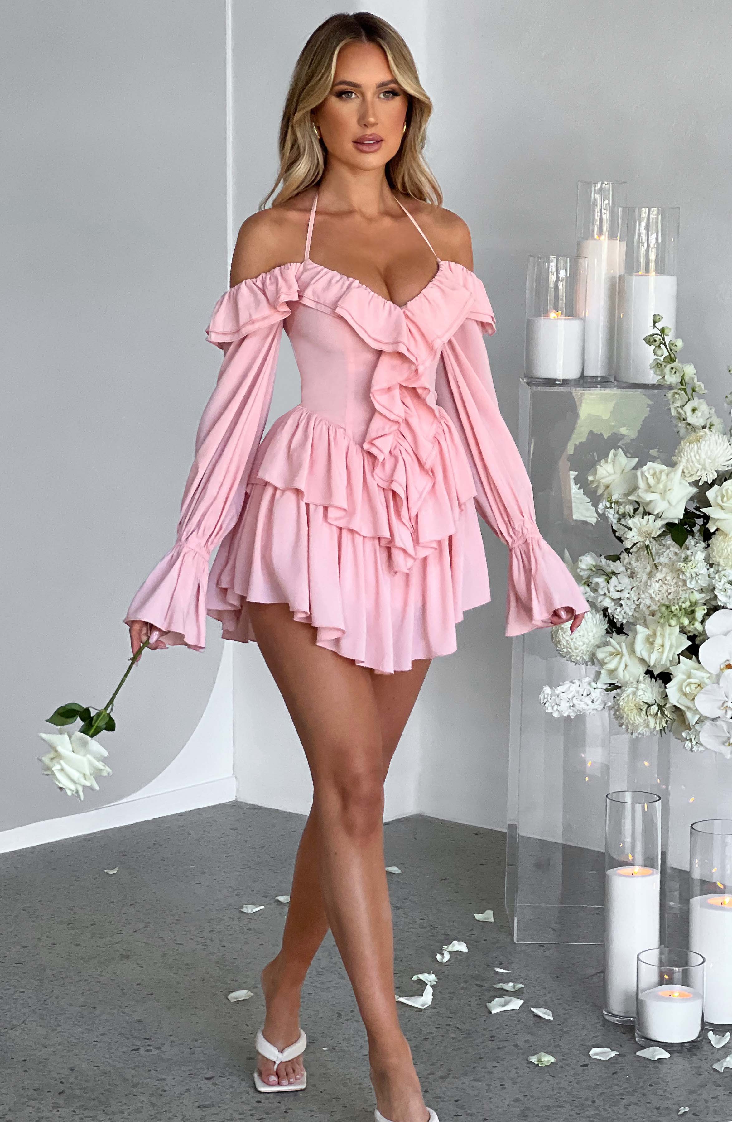 Savanna Playsuit - Pink Playsuit Babyboo Fashion Premium Exclusive Design