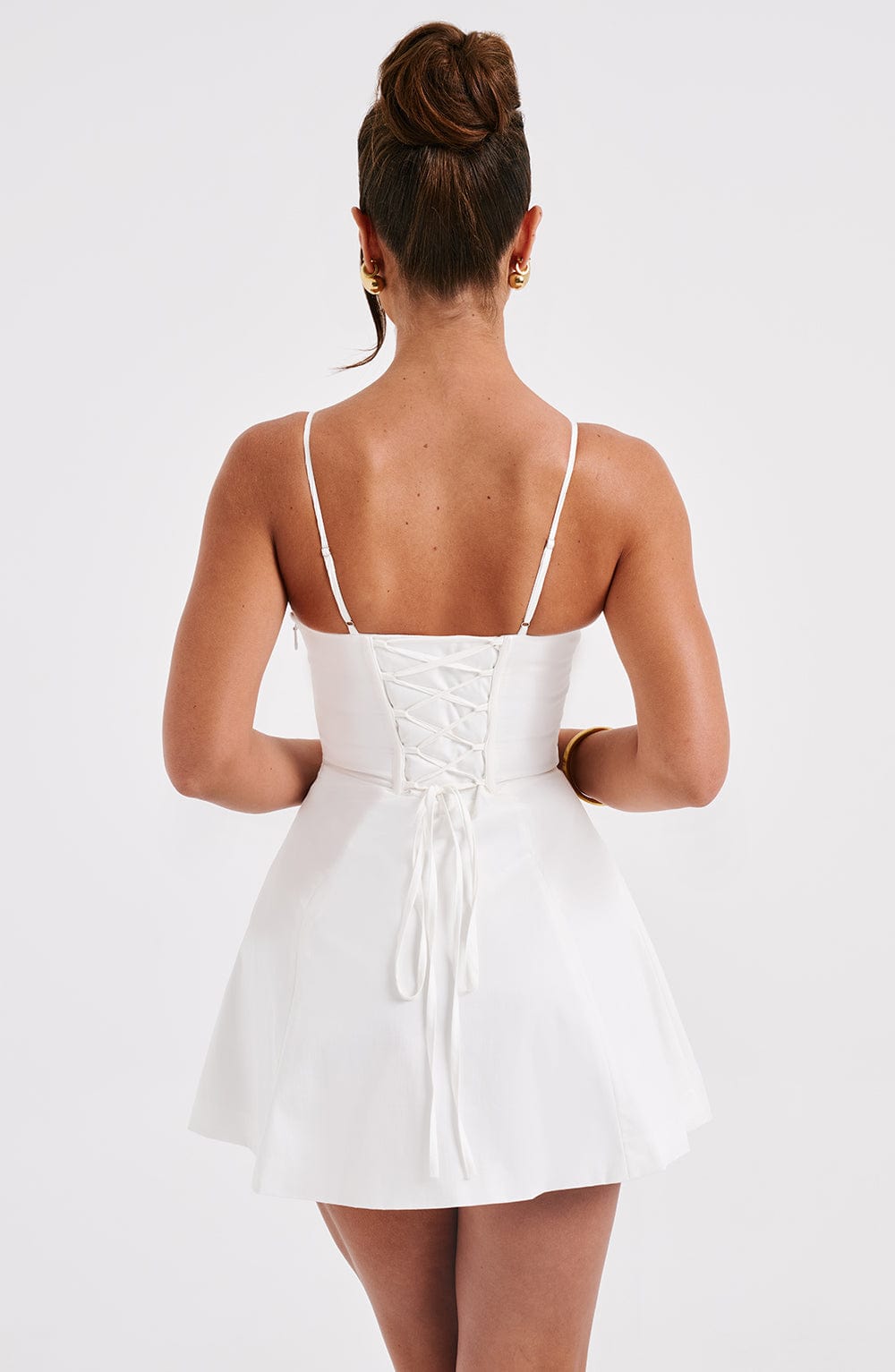 Sela Mini Dress - Ivory Dress Babyboo Fashion Premium Exclusive Design