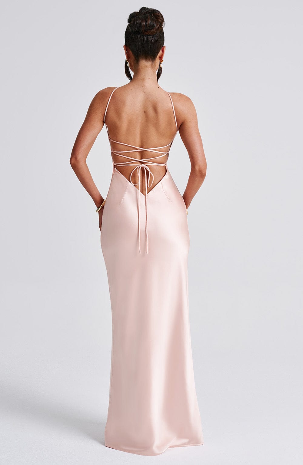 Sinead Maxi Dress - Peach Dress Babyboo Fashion Premium Exclusive Design