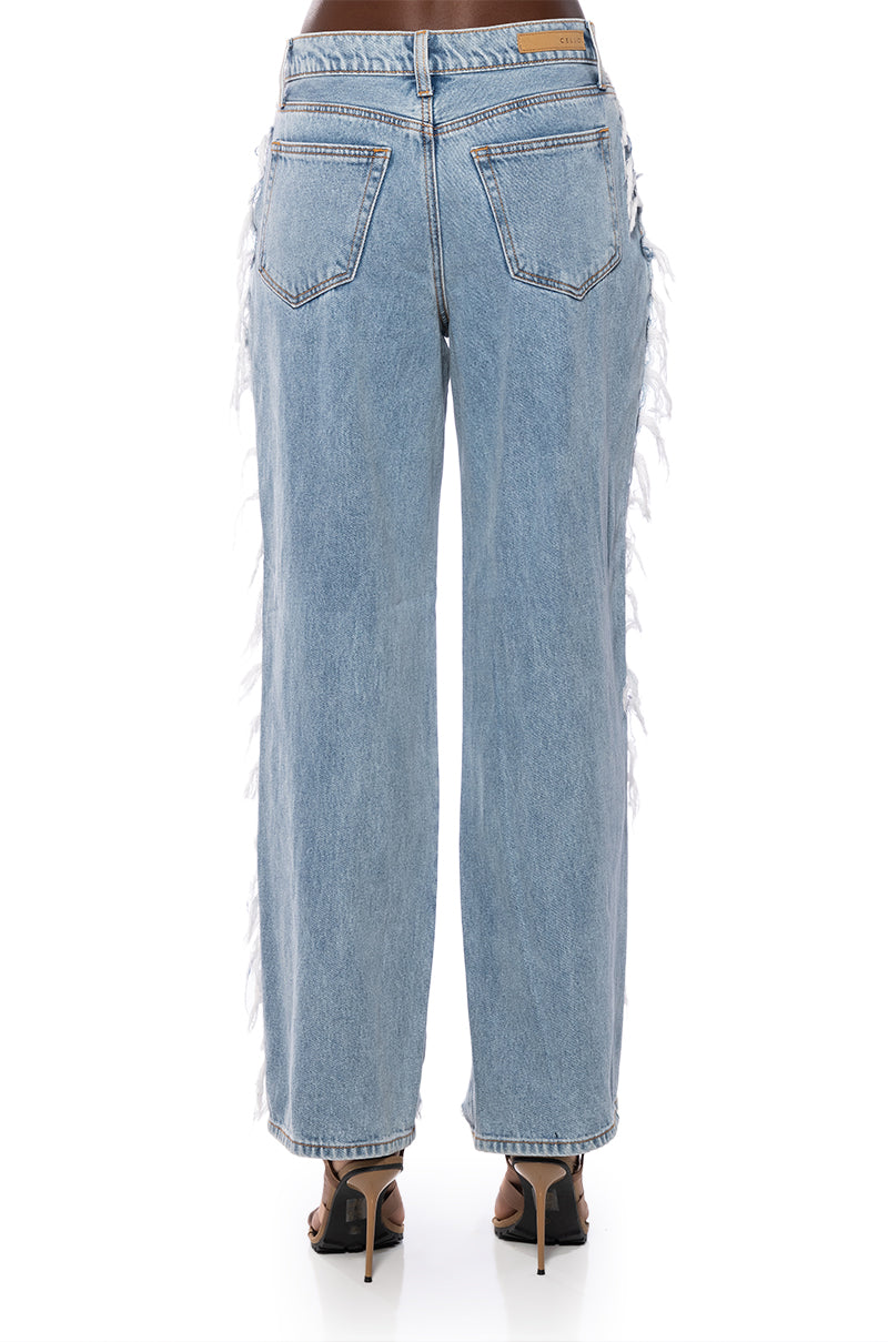 SO SOPHISTICATED RIPPED MEDIUM WASH JEANS