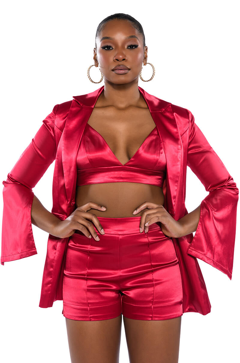 SPRING SATIN SHORT