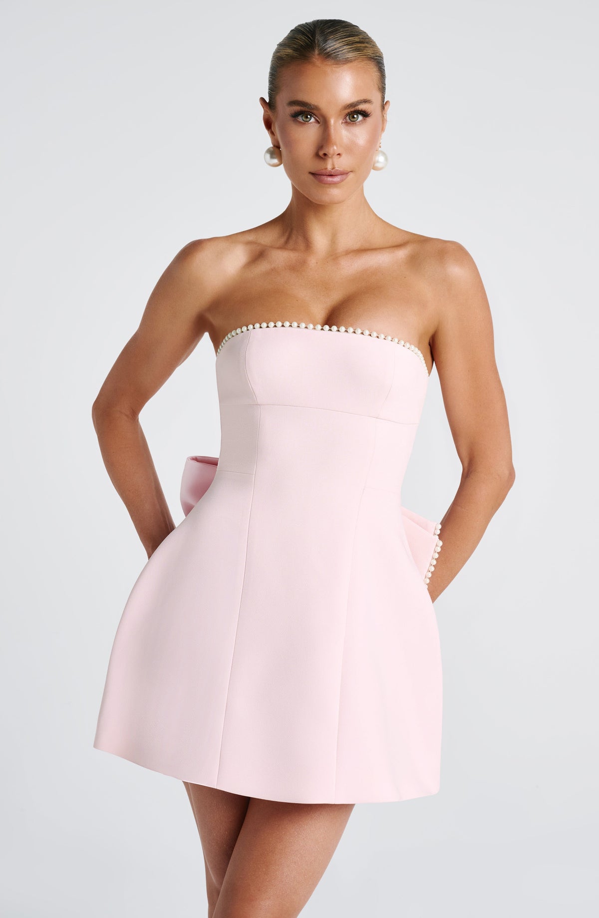 Suni Mini Dress - Blush Dress XS Babyboo Fashion Premium Exclusive Design