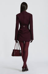 Susie Mini Dress - Plum Dress Babyboo Fashion Premium Exclusive Design