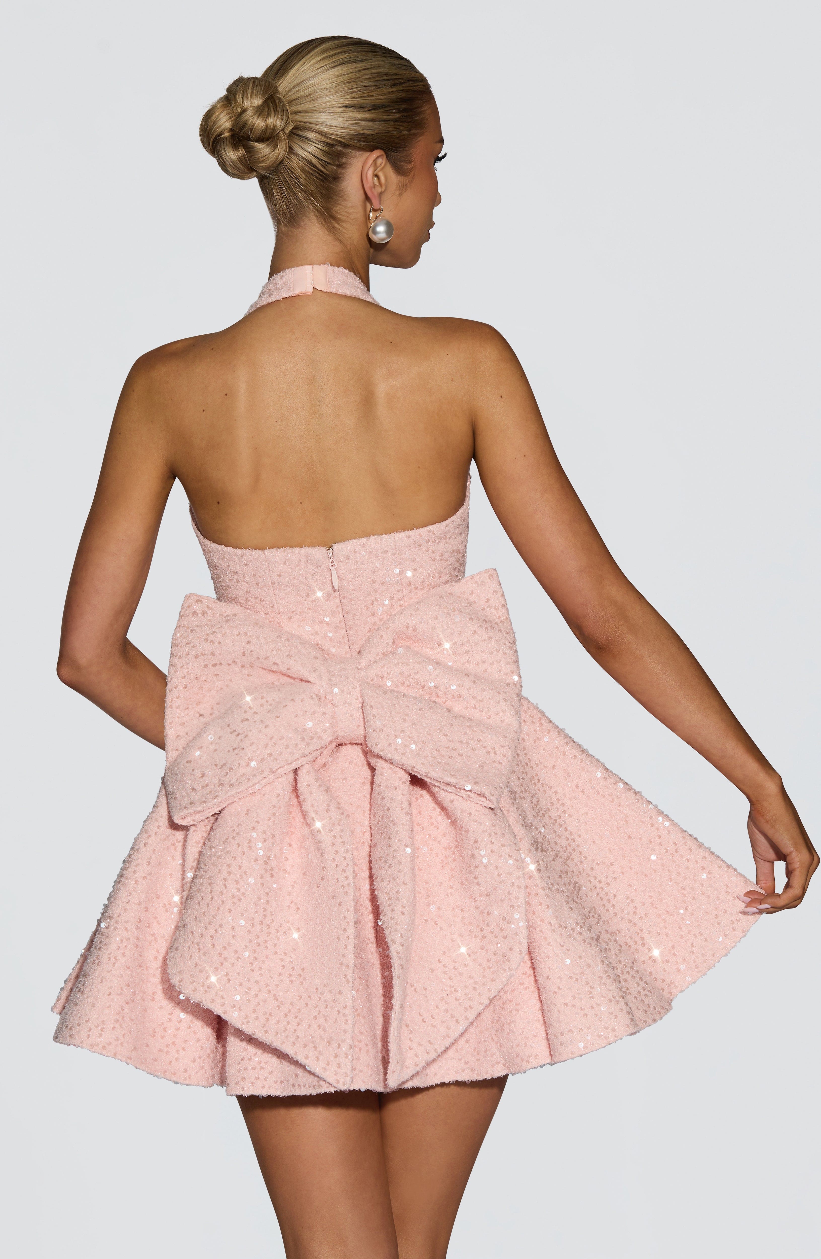 Talara Mini Dress - Blush Dress Babyboo Fashion Premium Exclusive Design