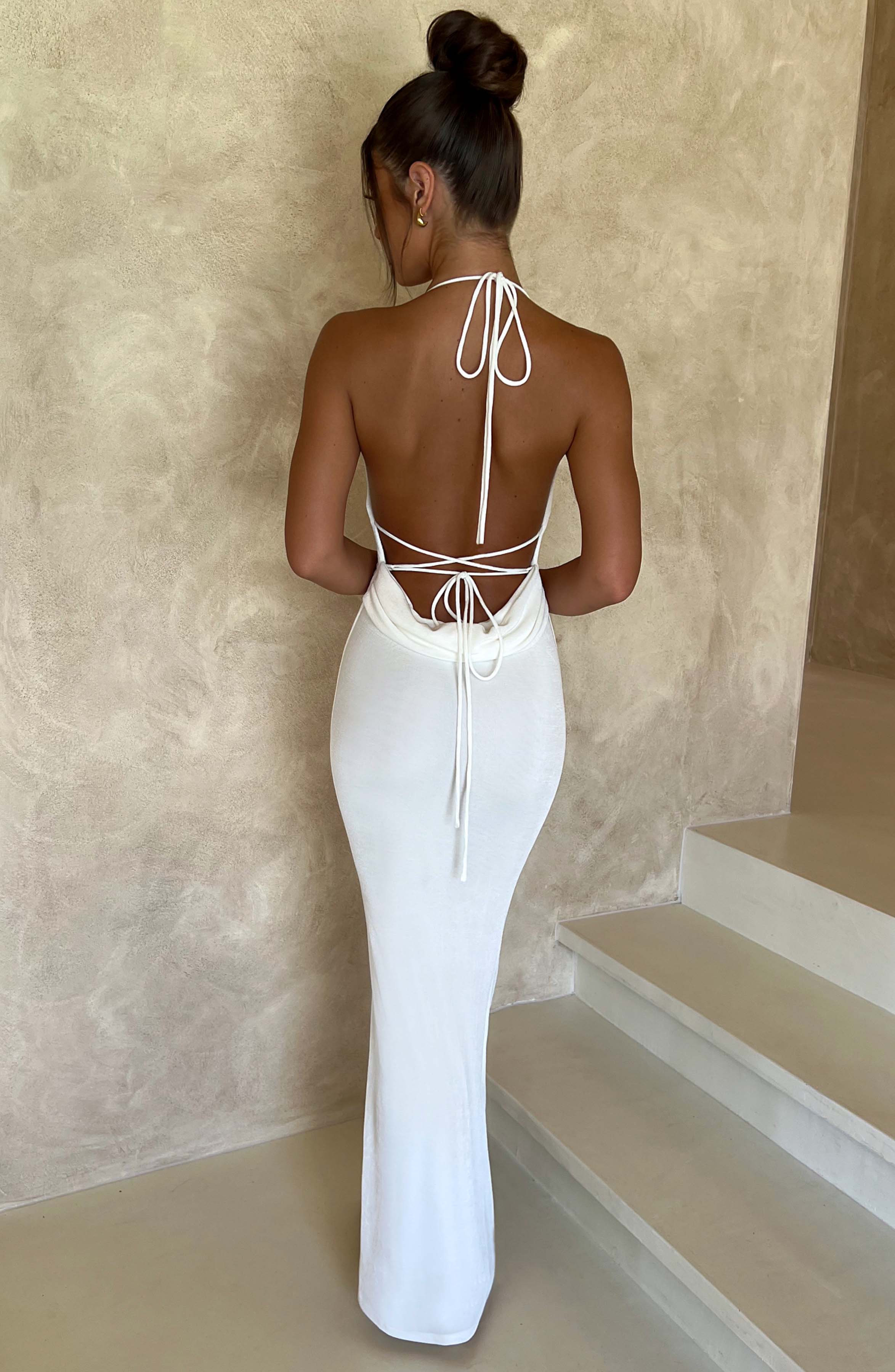 Talisa Maxi Dress - Ivory Dress XS Babyboo Fashion Premium Exclusive Design