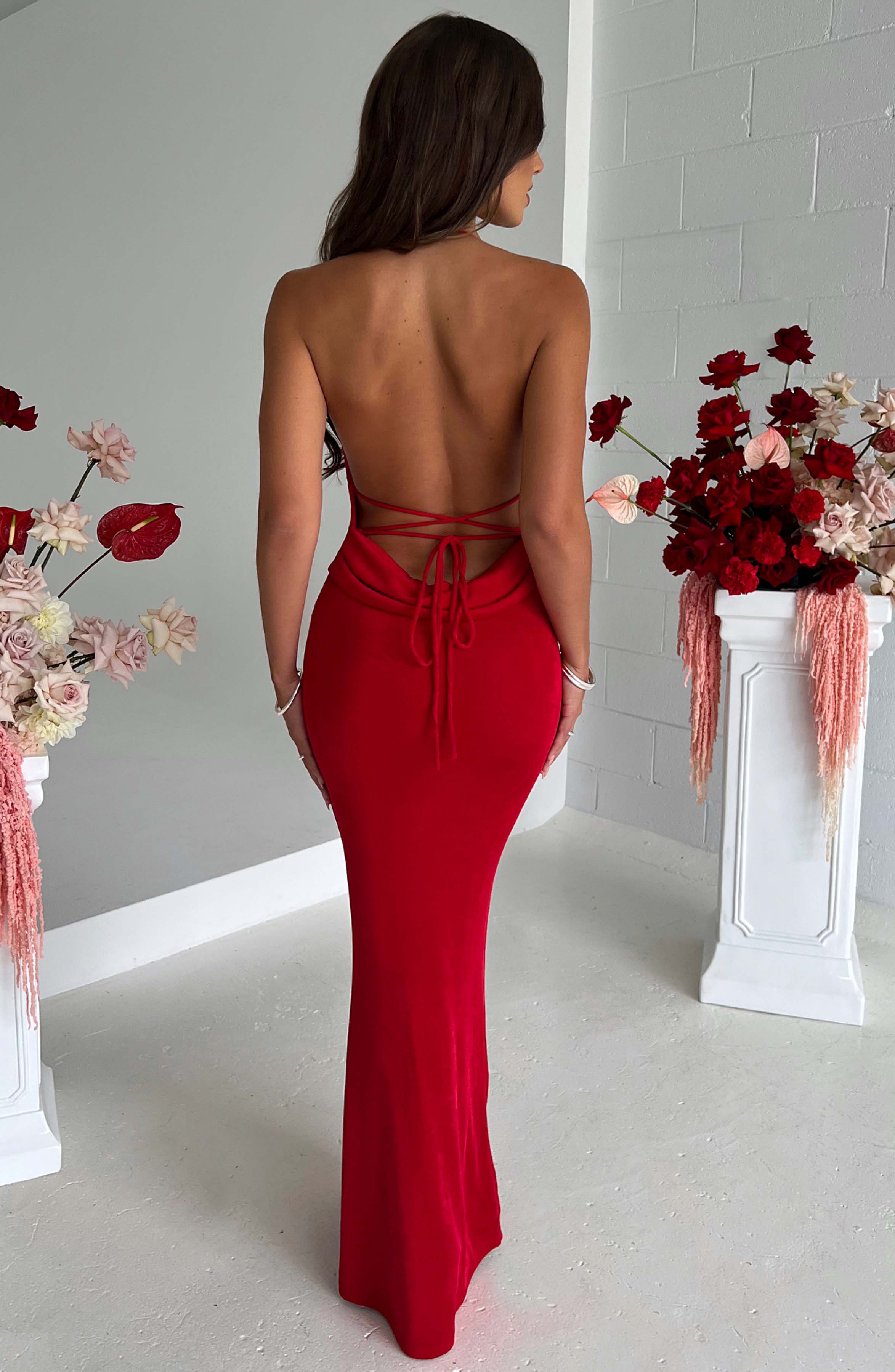 Talisa Maxi Dress - Red Dress Babyboo Fashion Premium Exclusive Design