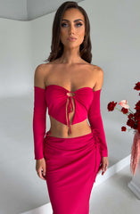 Tana Maxi Skirt - Pink Skirt Babyboo Fashion Premium Exclusive Design
