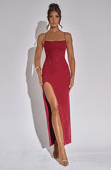 Tatum Maxi Dress - Red Dress XS Babyboo Fashion Premium Exclusive Design