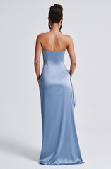 Tian Maxi Dress - Dusty Blue Dress Babyboo Fashion Premium Exclusive Design