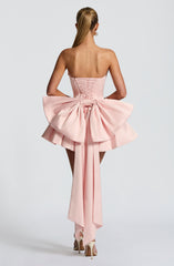 Trinity Mini Dress - Blush Dress Babyboo Fashion Premium Exclusive Design