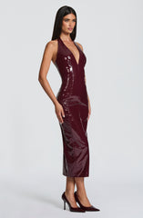 Violette Midi Dress - Cherry Lacquer Dress Babyboo Fashion Premium Exclusive Design