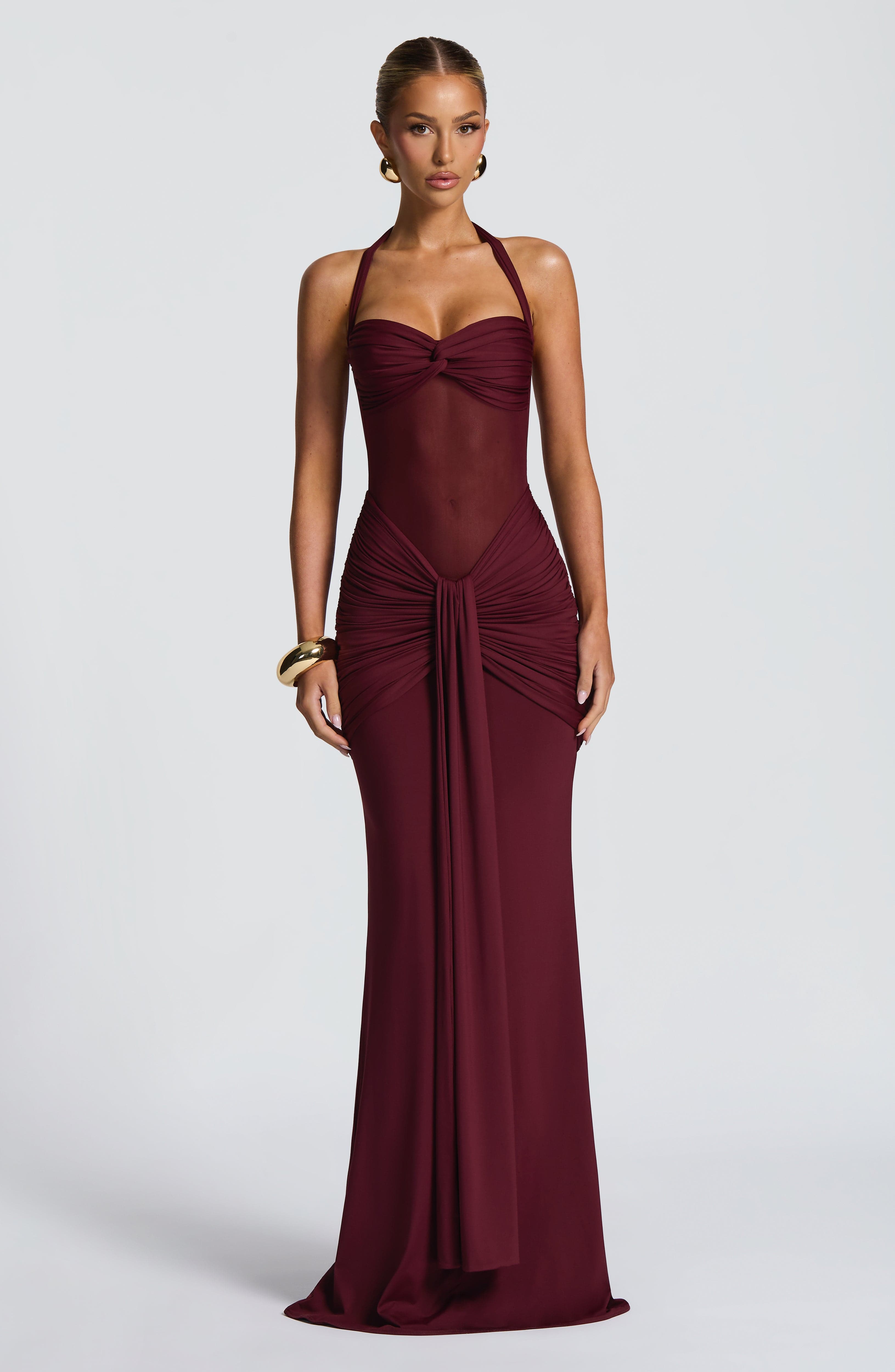 Vixen Maxi Dress - Cherry Lacquer Dress Babyboo Fashion Premium Exclusive Design