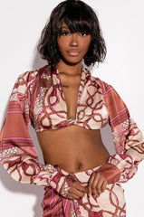 WANT IT I GOT IT ULTRA CROPPED BLOUSE