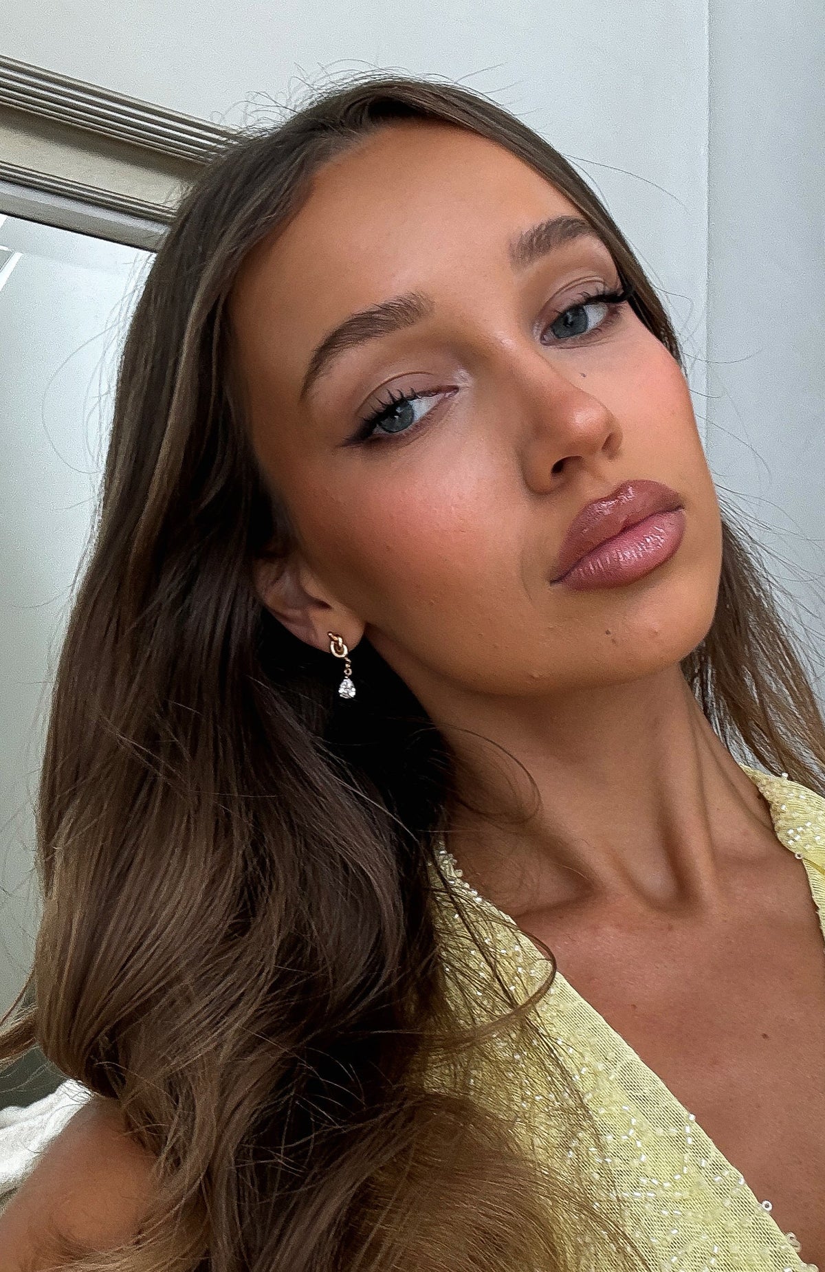 Bear Earrings Gold