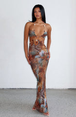 The Empress Maxi Dress Ophidian Feather