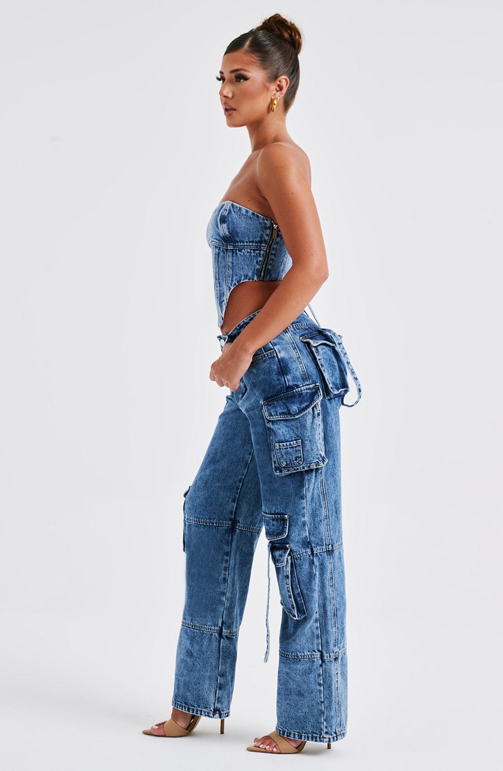 Yasie Corset - Dark Wash Tops Babyboo Fashion Premium Exclusive Design