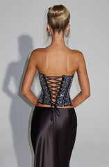 Yvette Corset - Black Tops Babyboo Fashion Premium Exclusive Design